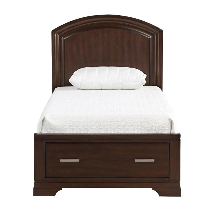 1520CHT-1*-Youth (3) Twin Platform Bed with Footboard Storage Half Price Furniture