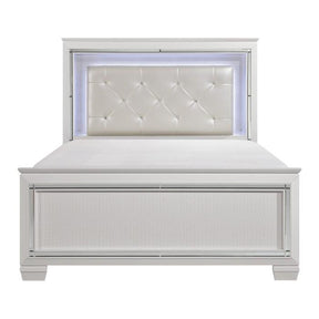 Allura (3)California King Bed, LED Lighting - Half Price Furniture