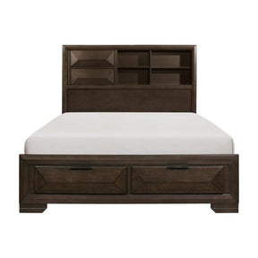 Chesky (3)California King Platform Bed with Footboard Storage Half Price Furniture