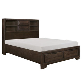 Chesky (3)California King Platform Bed with Footboard Storage - Half Price Furniture