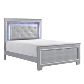 Allura (3)California King Bed, LED Lighting - Half Price Furniture