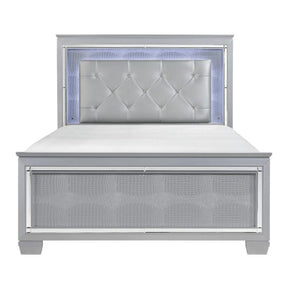 Allura (3)California King Bed, LED Lighting Half Price Furniture