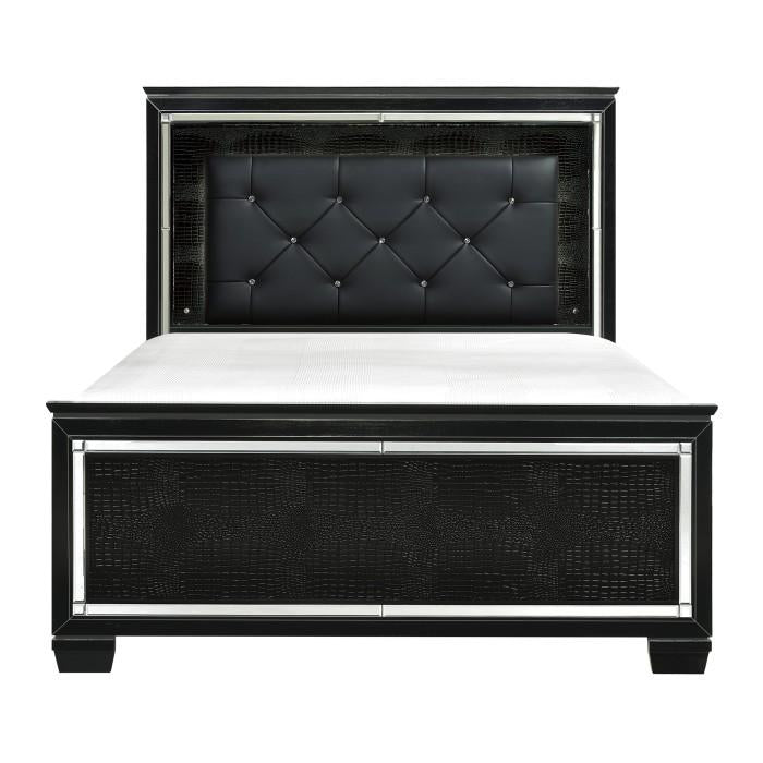 Allura (3)California King Bed, LED Lighting - Half Price Furniture