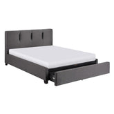 Aitana (4) California King Platform Bed with Storage Footboard Half Price Furniture