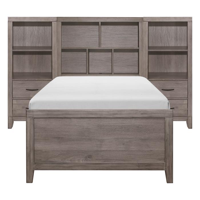 Woodrow 3pc Set Twin Wall Bed (TB+2PNS) Half Price Furniture