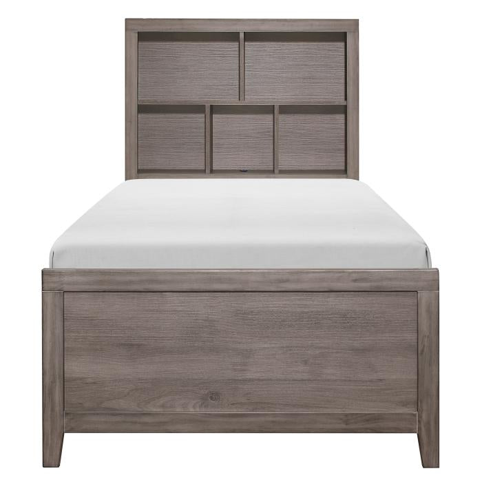 Woodrow 3pc Set Twin Wall Bed (TB+2PNS) - Half Price Furniture