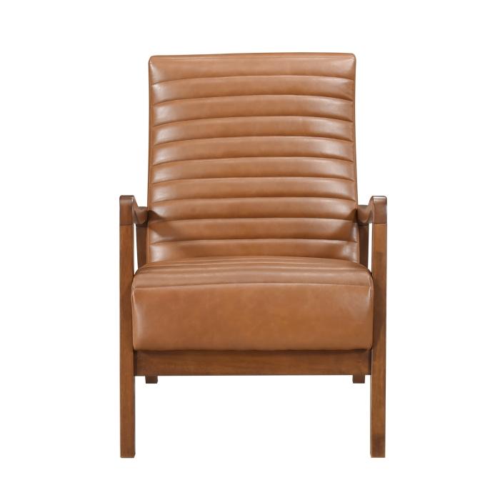 1226BRW-1-Seating Accent Chair Half Price Furniture