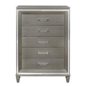 Homelegance Tamsin Chest in Silver Grey Metallic 1616-9 Half Price Furniture