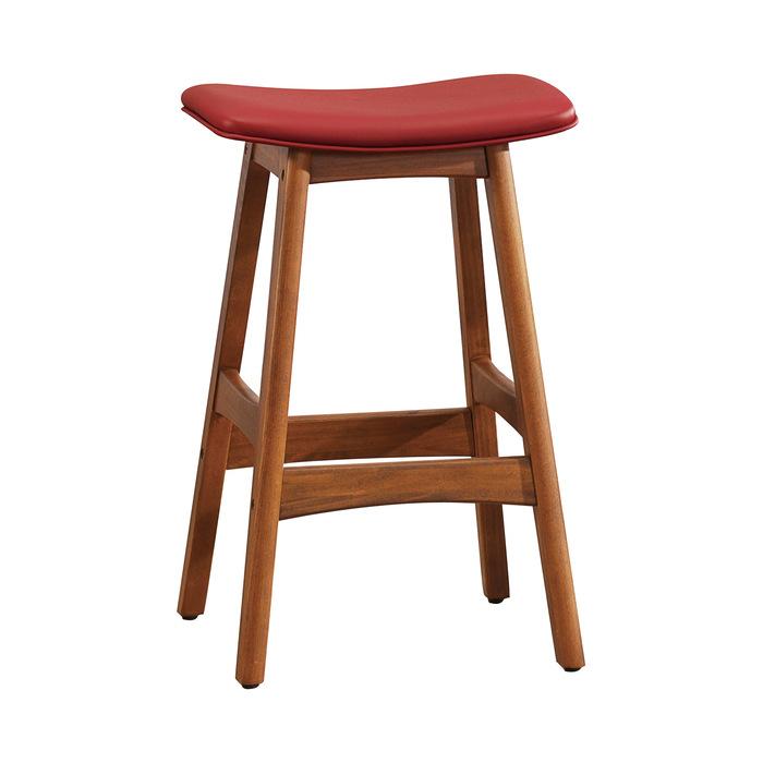 Ride Counter Height Stool, Matt Red Half Price Furniture