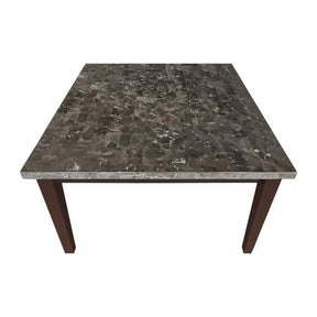 Decatur Counter Height Table, Marble Top - Half Price Furniture