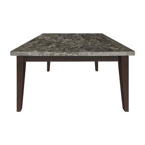 Decatur Counter Height Table, Marble Top - Half Price Furniture