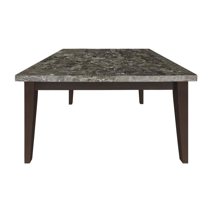 Decatur Counter Height Table, Marble Top - Half Price Furniture