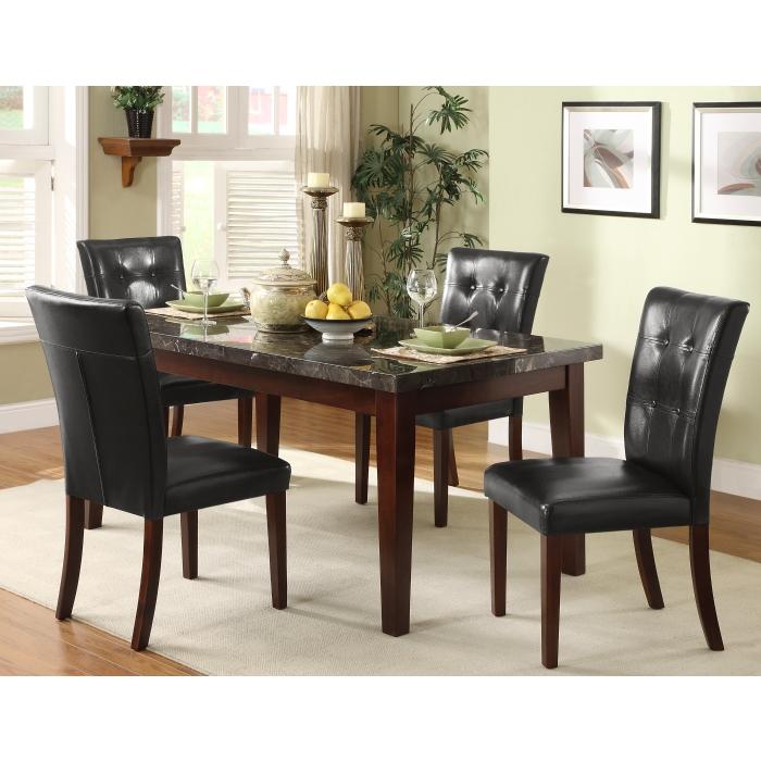 Decatur Dining Table, Marble Top - Half Price Furniture