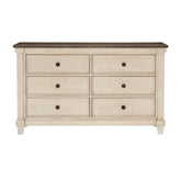 Homelegance Weaver Dresser in Two Tone 1626-5 Half Price Furniture