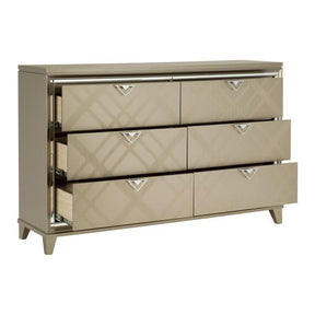 Bijou Dresser with Hidden Jewelry Drawers - Half Price Furniture