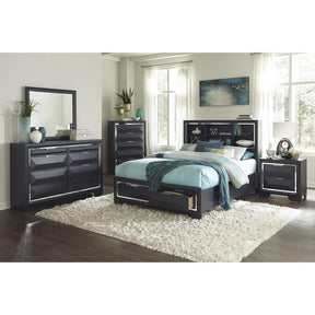 Rosemont (3) California King Platform Bed with Footboard Storage - Half Price Furniture