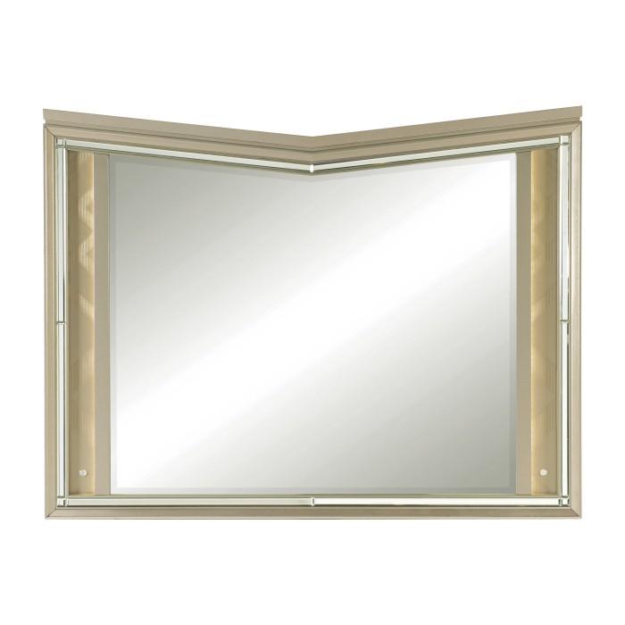 Bijou Mirror with LED Lighting Half Price Furniture