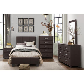 Lorenzi (2) Twin Platform Bed - Half Price Furniture