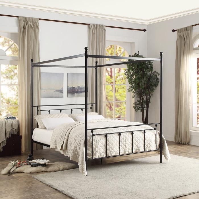 Chelone Queen Canopy Platform Bed - Half Price Furniture