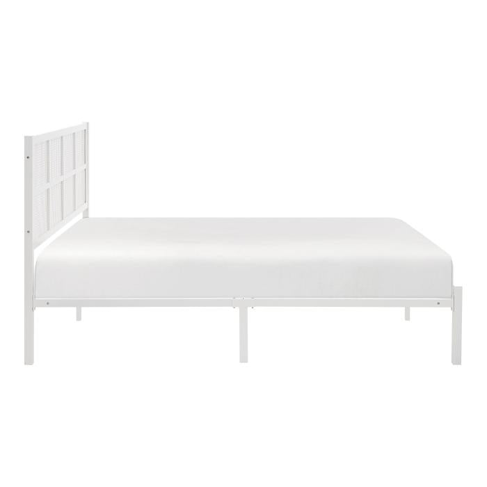 1635WH-1-Bedroom Queen Platform Bed - Half Price Furniture