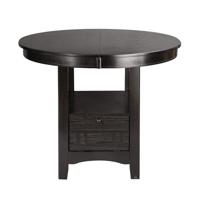 Junipero Round / Oval Counter Height Table with Storage Base Half Price Furniture