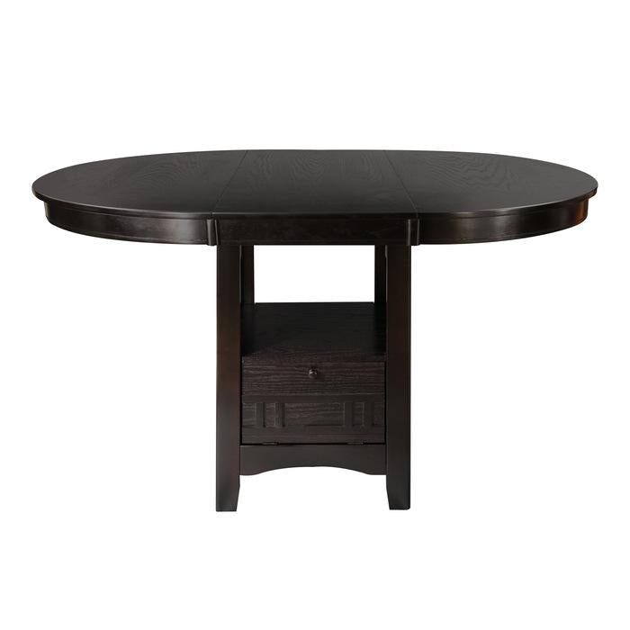 Junipero Round / Oval Counter Height Table with Storage Base - Half Price Furniture