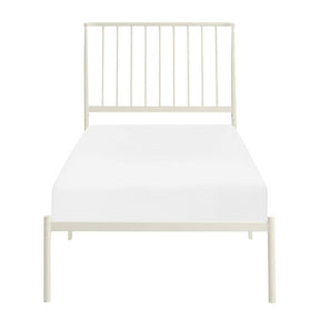 1630WHT-1-Youth Twin Platform Bed Half Price Furniture