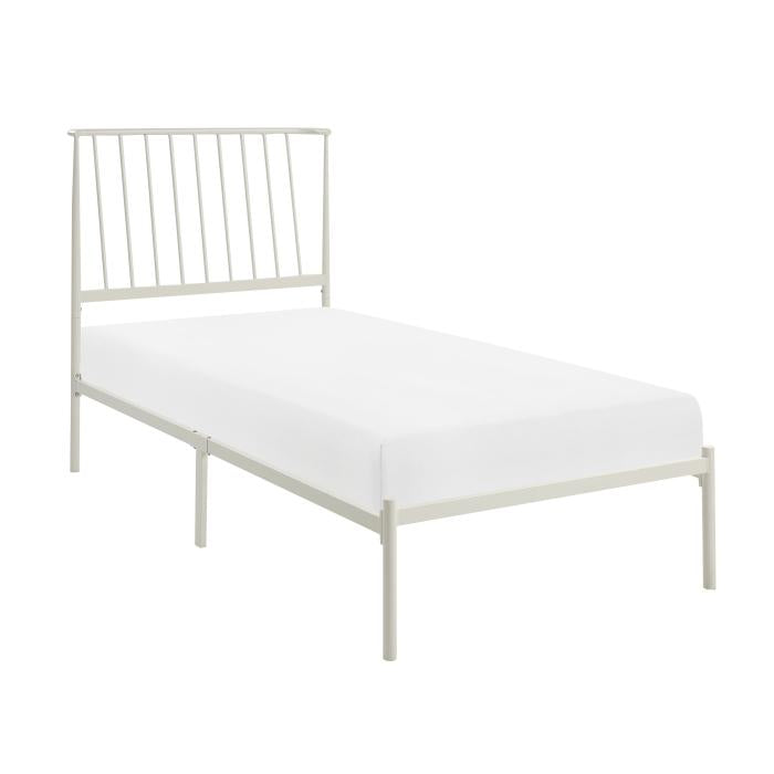 1630WHT-1-Youth Twin Platform Bed - Half Price Furniture