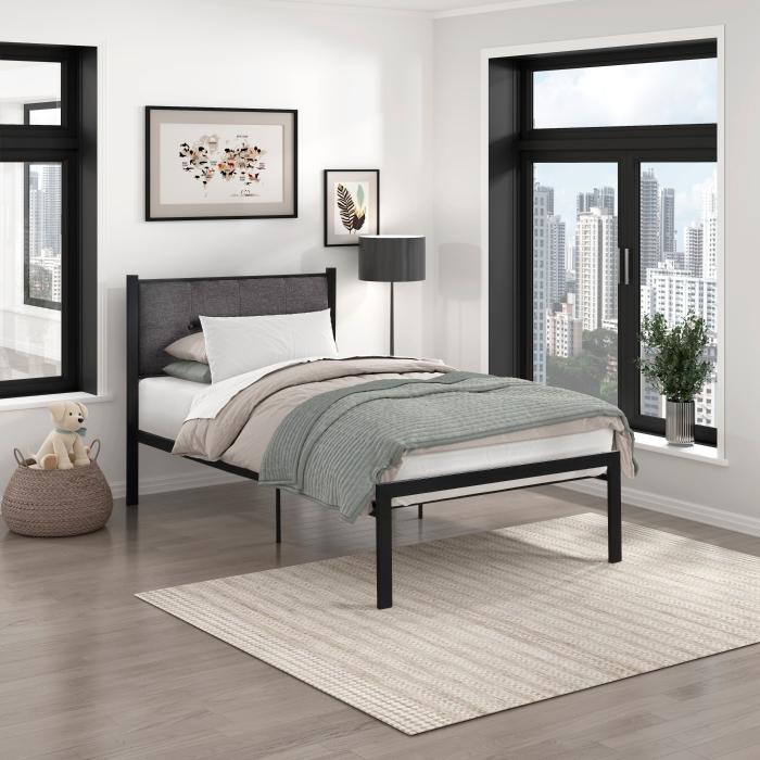 Samuel Twin Platform Bed - Bed - Half Price Furniture