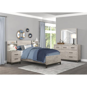 Zephyr 5pc Set Twin Wall Bed (TB+2NS+2NS-P) - Half Price Furniture