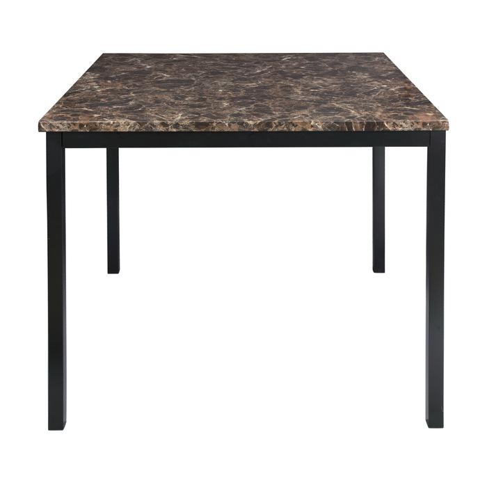 2601-36 - Counter Height Table, Faux Marble Top Half Price Furniture