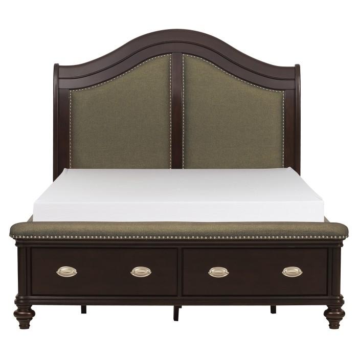 2615KDC-1CK* - (3)California King Sleigh Platform Bed Half Price Furniture