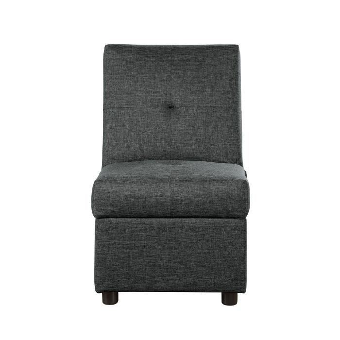 4573GY - Storage Ottoman/Chair Half Price Furniture