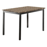 5038-48 - Dining Table, Faux Marble Top Half Price Furniture