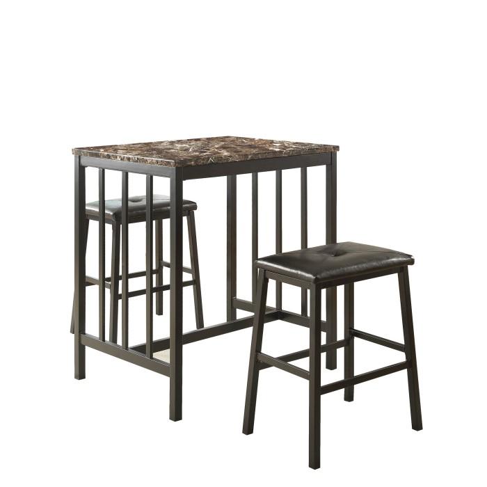 5106BK - 3-Piece Pack Counter Height Set Half Price Furniture