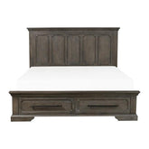 5438K-1CK* - (3)California King Platform Bed with Footboard Storage Half Price Furniture