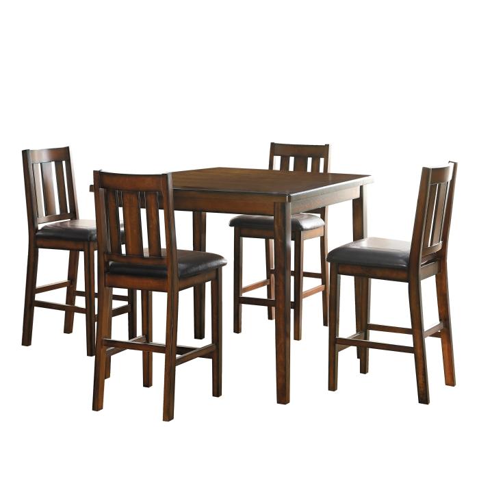 5511-36 - 5-Piece Pack Counter Height Set Half Price Furniture