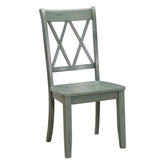 5516TLS - Side Chair, Teal Half Price Furniture