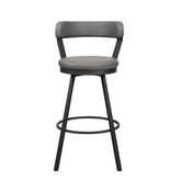 5566-29GY - Swivel Pub Height Chair, Gray Half Price Furniture