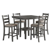 5659-36 - 5-Piece Pack Counter Height Set Half Price Furniture