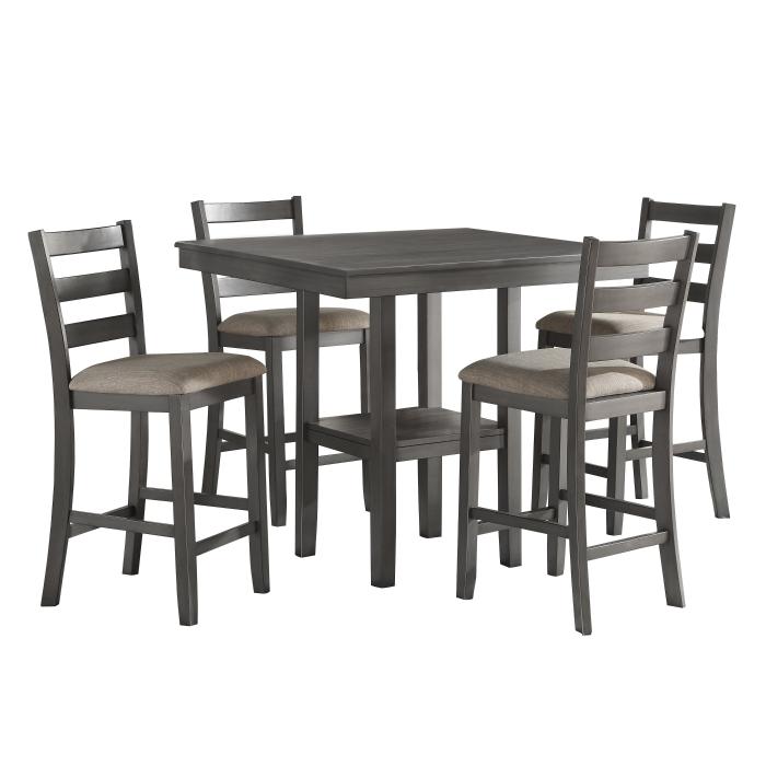 5659-36 - 5-Piece Pack Counter Height Set Half Price Furniture