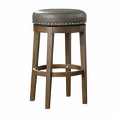 5681GRY-29 - Round Swivel Pub Height Stool, Gray Half Price Furniture