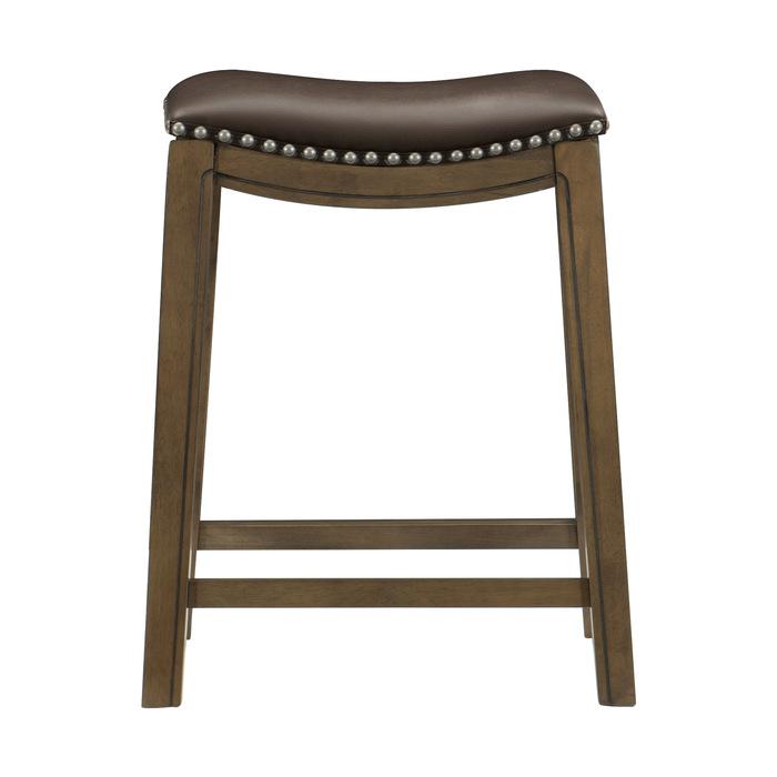 5682BRW-24 - 24 Counter Height Stool, Brown Half Price Furniture