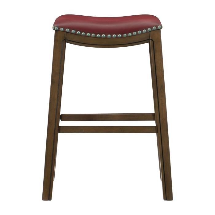 5682RED-29 - 29 Pub Height Stool, Red Half Price Furniture