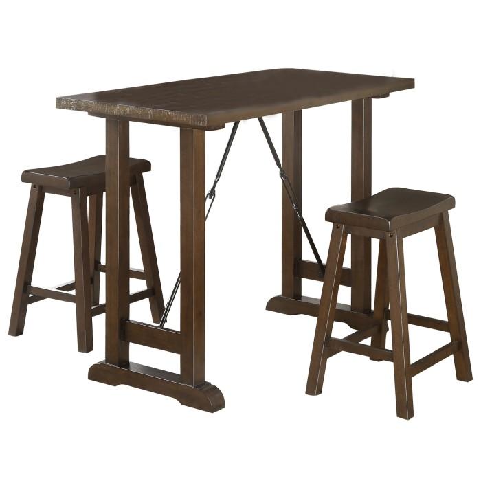 5686-32 - 3-Piece Pack Counter Height Set Half Price Furniture