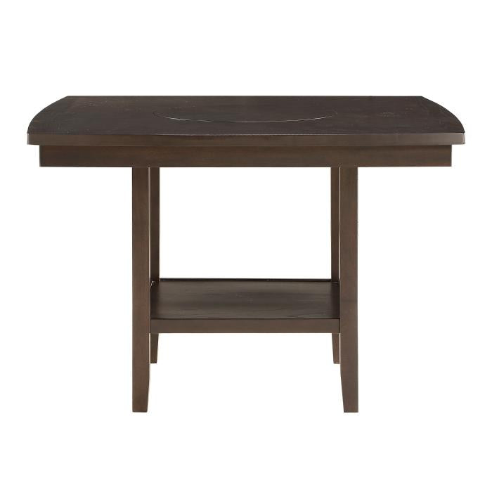 5716-36 - Counter Height Table with Lazy Susan Half Price Furniture