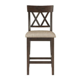 5716-24S2 - Counter Height Chair, Double X Back Half Price Furniture