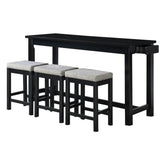 5713BK - 4-Piece Pack Counter Height Set Half Price Furniture