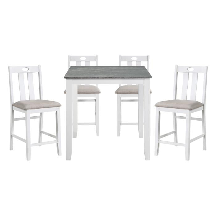 5744WH-36 - 5-Piece Pack Counter Height Set Half Price Furniture