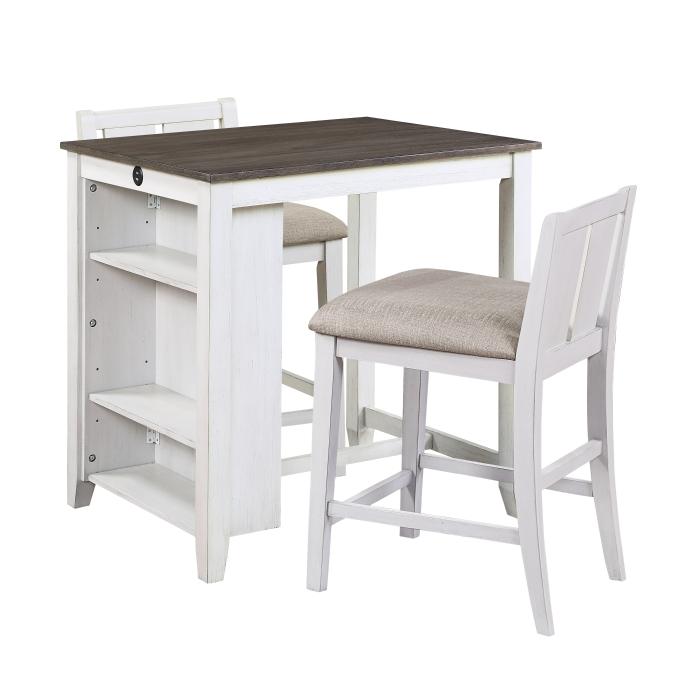 5773WH-32 - 3-Piece Pack Counter Height Set Half Price Furniture